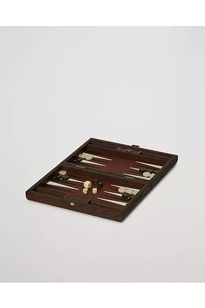 Manopoulos Miehet Setit - Small Leatherette Backgammon Set Caramel Brown