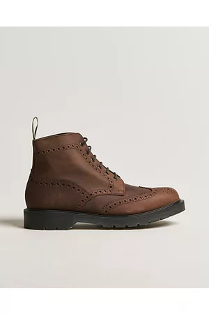 Loake Miehet Nilkkurit - Gage Heat Sealed Brogue Boot Brown