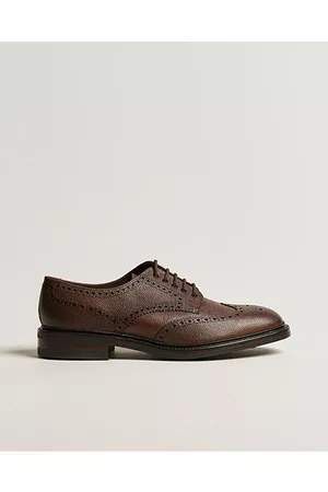 Loake Badminton Brogue Dark Brown Grain