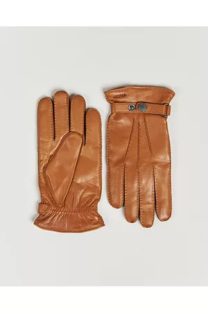 Hestra Miehet Käsineet - Jake Wool Lined Buckle Glove Cognac
