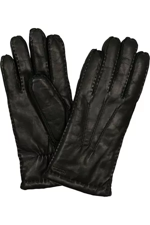Hestra George Lambskin Hairsheep Glove Black