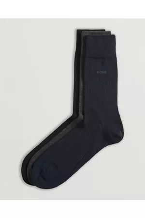 HUGO BOSS Miehet Sukat - 3-Pack RS Uni Socks Navy/Black/Grey