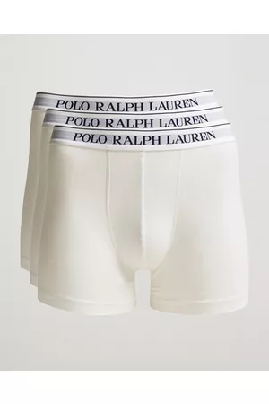 Ralph Lauren Miehet Bokserit - 3-Pack Stretch Boxer Brief White