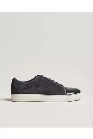 Lanvin Miehet Tennarit - Patent Cap Toe Sneaker Dark Grey