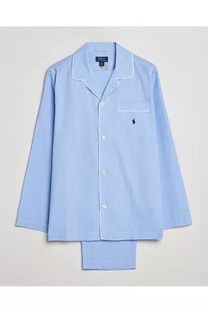Ralph Lauren Miehet Pyjamat - Pyjama Set Mini Gingham Blue