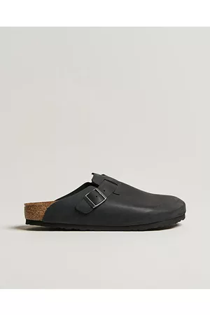 Birkenstock Boston Classic Footbed Black Oiled Leather