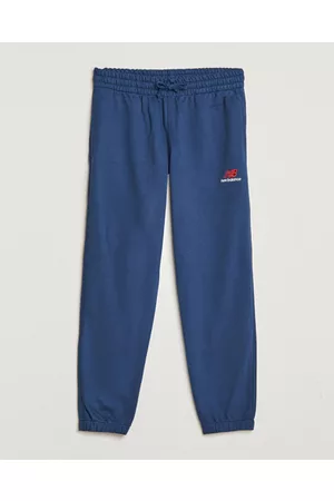 New Balance Miehet Collegehousut - French Terry Sweatpants Natural Indigo