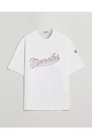 Moncler Miehet T-paidat - Signature T-Shirt White