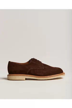 Sanders Miehet Loaferit - Archie Gibson Suede Derby Polo Snuff