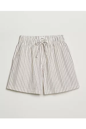 Tekla Miehet Pyjamat - Poplin Pyjama Shorts Hopper Stripes