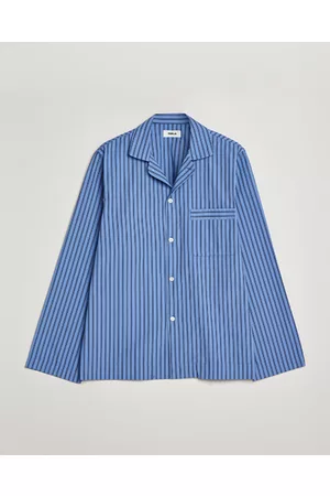 Tekla Poplin Pyjama Shirt Boro Stripes