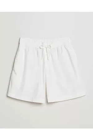 Tekla Poplin Pyjama Shorts Alabaster White