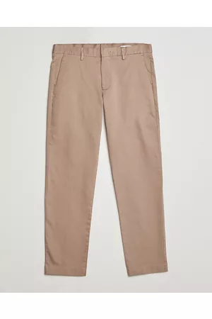 NN.07 Miehet Chinot - Theo Regular Fit Stretch Chinos Greige