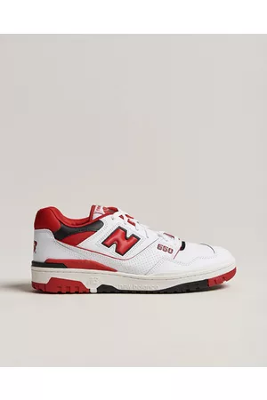 New Balance Miehet Tennarit - 550 Sneakers White/Red