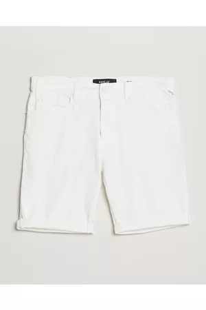 Replay Miehet Farkkushortsit - RBJ901 Super Stretch Jeans Shorts White