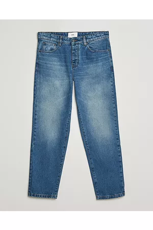 Ami Miehet Tapered Farkut - Tapered Jeans Used Blue Wash