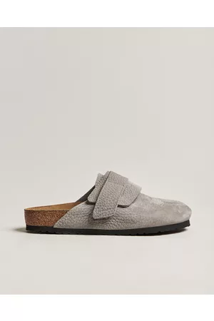 Birkenstock Miehet Tohvelit - Nagoya Nubuck Leather Whale Gray