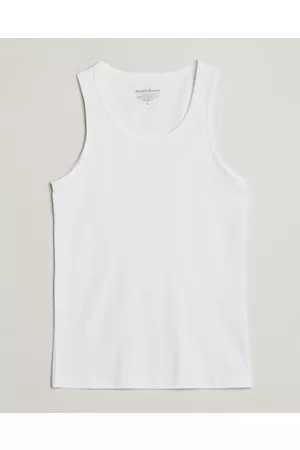 Bread & Boxers Miehet Topit - 2-Pack Tank Top White