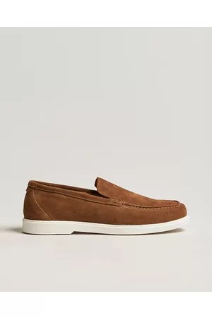Loake Miehet Loaferit - Tuscany Suede Loafer Chestnut