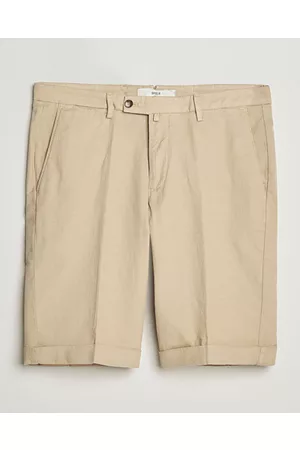 BRIGLIA Miehet Shortsit - Linen/Cotton Shorts Beige