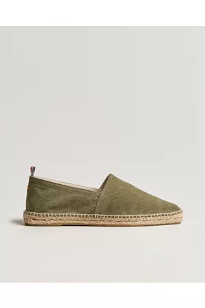 Castaner Miehet Espadrillot - Pablo Washed Canvas Espadrilles Olive
