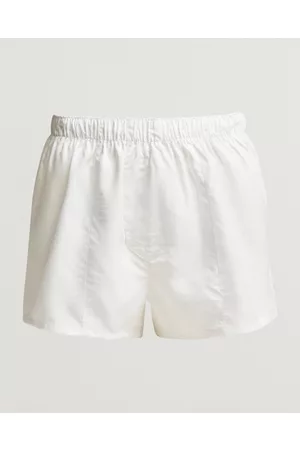 CDLP Miehet Bokserit - Woven Slim Boxer Shorts White