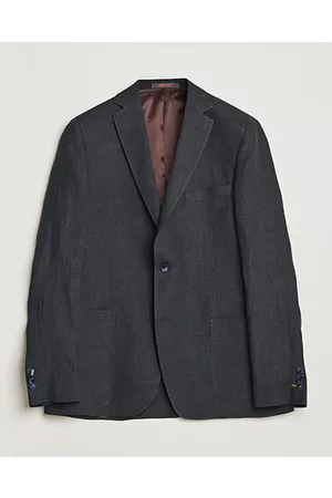 Morris Miehet Bleiserit - Archie Linen Suit Blazer Navy