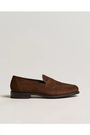 Loake Miehet Loaferit - Grant Shadow Sole Brown Suede