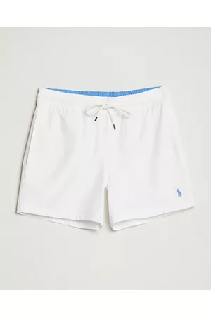 Ralph Lauren Miehet Uimashortsit - Recycled Slim Traveler Swimshorts White