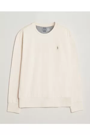Ralph Lauren Miehet Collegepaidat - Double Knitted Jersey Sweatshirt Guide Cream