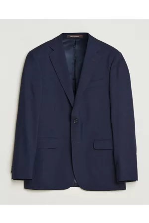 Oscar Jacobson Miehet Bleiserit - Falk Wool Blazer Blue