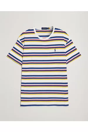 Ralph Lauren Miehet T-paidat - Cotton Terry Striped T-Shirt Multi