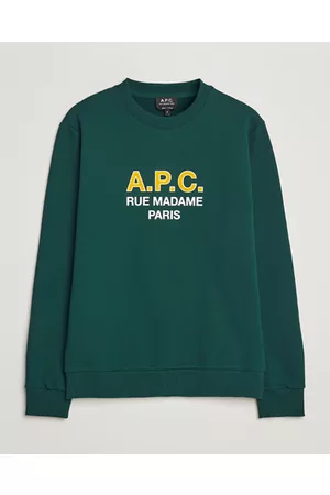 A.P.C. Miehet Collegepaidat - Madame Sweatshirt Dark Green