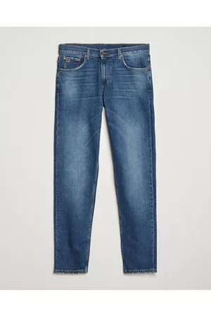 Oscar Jacobson Miehet Stretch Farkut - Karl Cotton Stretch Jeans Vintage Wash