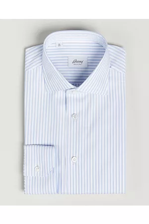 BRIONI Miehet Kauluspaidat - Slim Fit Dress Shirt Light Blue Stripe