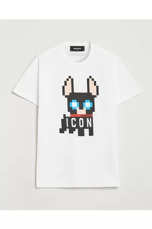 Dsquared2 Miehet T-paidat - Cool Fit Ciro Tee White