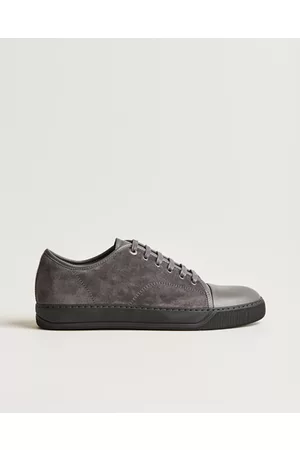 Lanvin Miehet Tennarit - Nappa Cap Toe Sneaker Dark Grey
