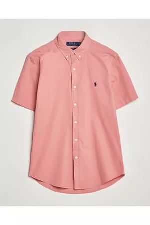 Ralph Lauren Miehet Bisnes - Twill Short Sleeve Shirt Desert Rose