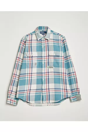 Ralph Lauren Miehet Päällystakit - Outdor Flannel Checked Shirt Jacket Multi
