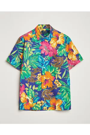 Ralph Lauren Miehet Lyhythihaiset - Printed Flower Short Sleeve Shirt Tropical