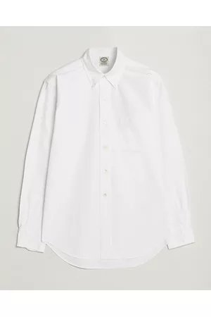 Kamakura Miehet Bisnes - Vintage Ivy Oxford Button Down Shirt White