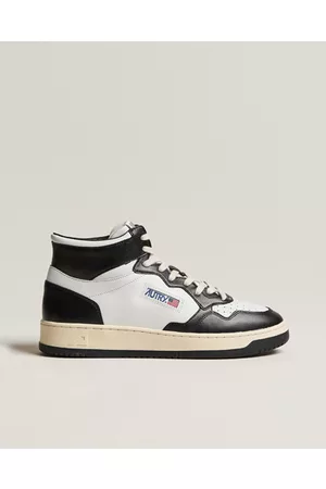 Autry Miehet Tennarit - Medalist Mid Bicolor Leather Sneaker Black