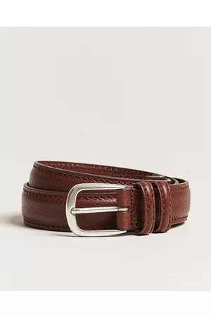 Anderson's Miehet Vyöt - Grained Leather Belt 3 cm Brown