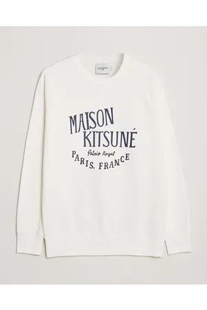 Maison Kitsuné Miehet Collegepaidat - Palais Royal Classic Sweatshirt Ecru
