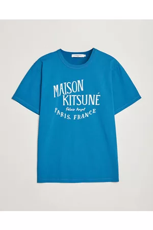 Maison Kitsuné Miehet T-paidat - Palais Royal Classic T-Shirt Sapphire Blue