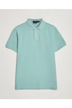 Ralph Lauren Miehet Pikee - Custom Slim Fit Polo Essex Green