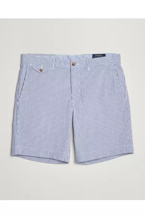 Ralph Lauren Miehet Shortsit - Bedford Seersucker Shorts Blue/White
