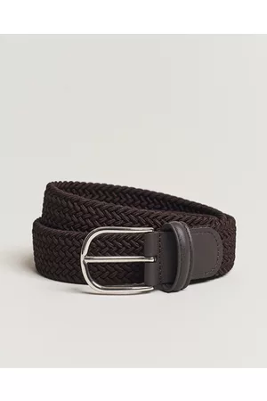 Anderson's Stretch Woven 3,5 cm Belt Brown