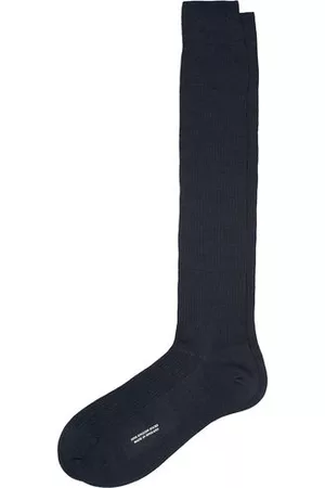Pantherella Miehet Sukat - Naish Long Merino/Nylon Sock Navy