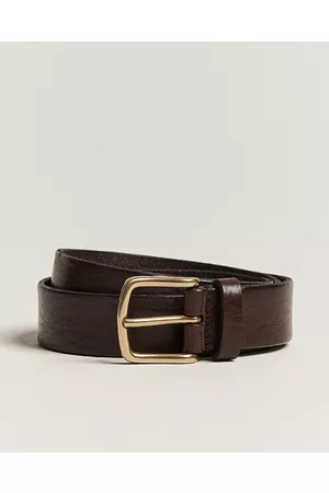 Anderson's Miehet Vyöt - Leather Belt 3 cm Dark Brown